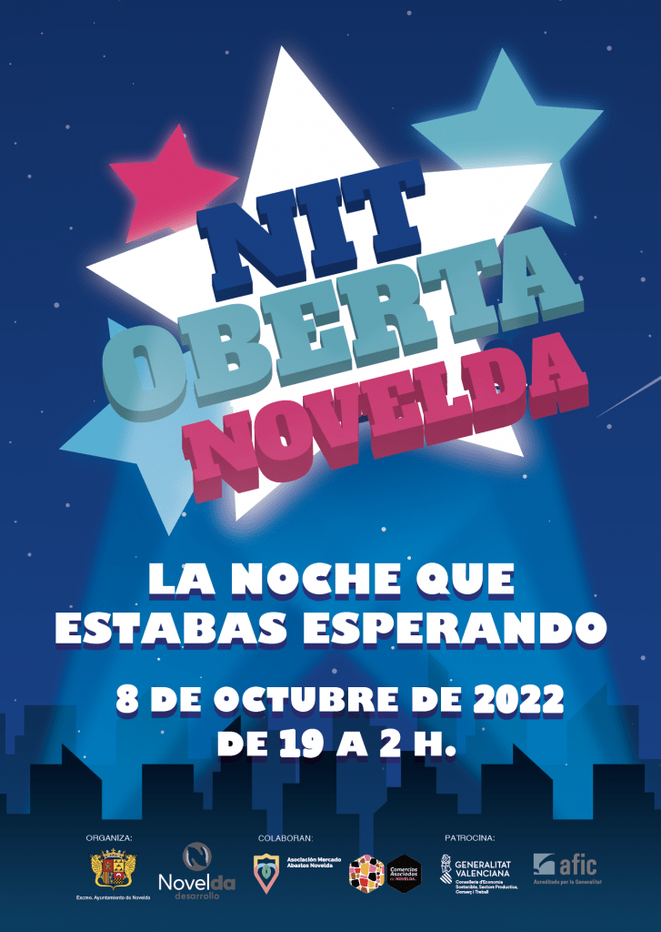 Ayuntamiento de Novelda 001-PORTADA-727x1024 Las calles de Novelda volverán a vivir la Nit Oberta 
