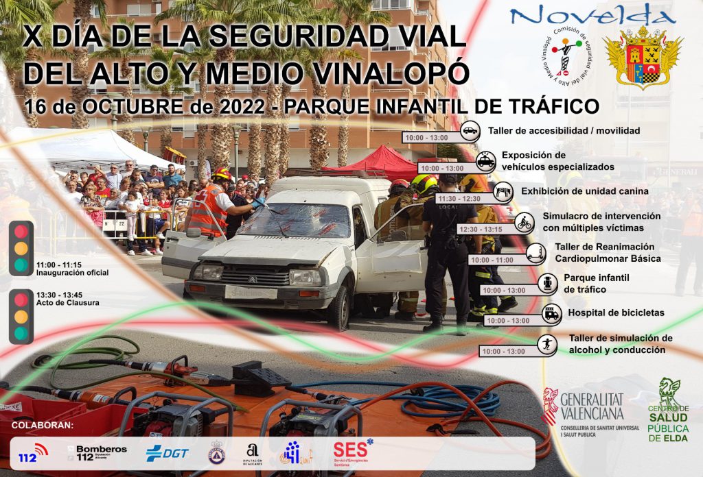 Ayuntamiento de Novelda Cartel-1024x696 Novelda acoge el X Día de la Seguridad Vial del Alto y Medio Vinalopó 