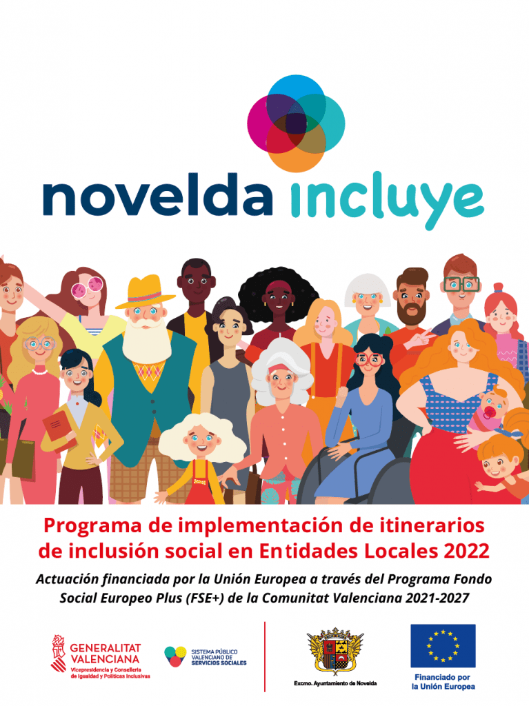 Ayuntamiento de Novelda Novelda-Incluye-767x1024 El Ayuntamiento presenta el nuevo programa de inclusión social  “Novelda Incluye” 