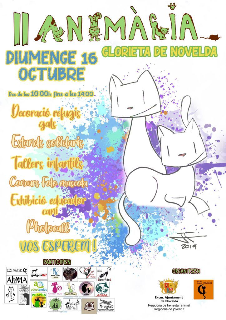 Ayuntamiento de Novelda VALENCIANO-724x1024 Animalia 2022, un esdeveniment divertit per a conéixer a les associacions animalistas 