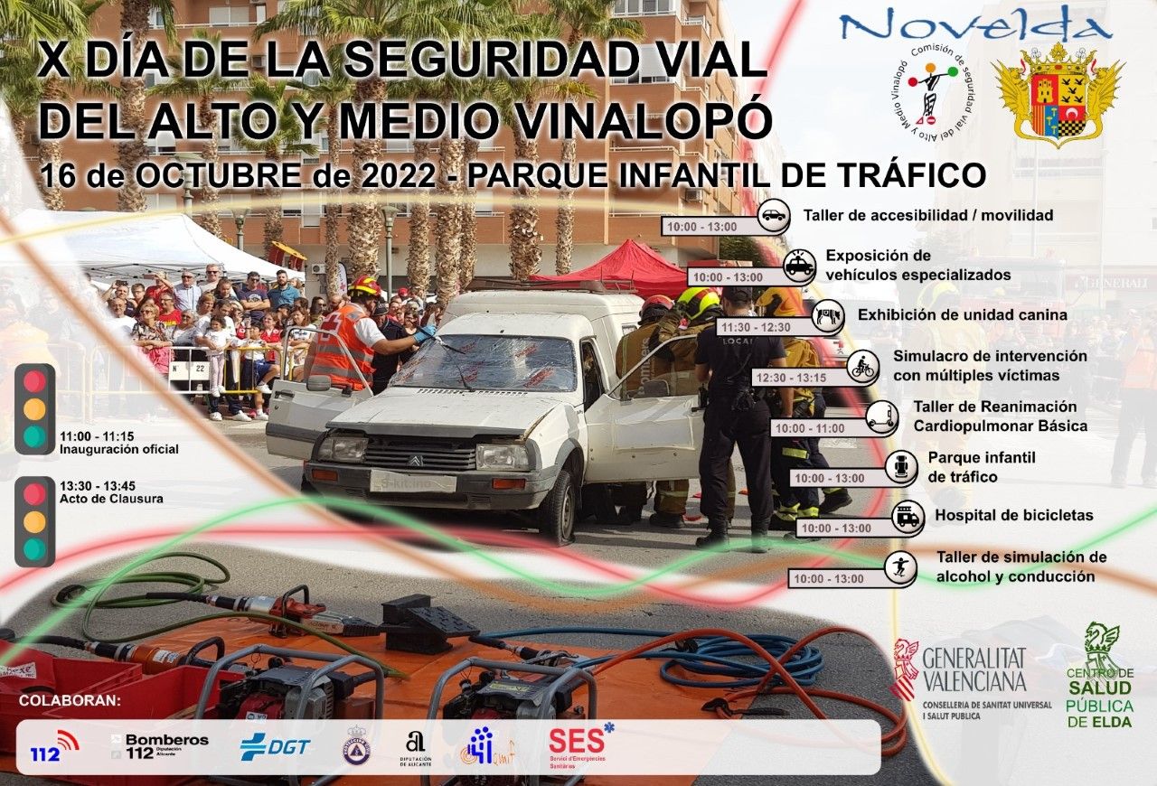 Ayuntamiento de Novelda seguridad-vial Dia de la Seguretat Viària de l'Alt i Mig Vinalopó 