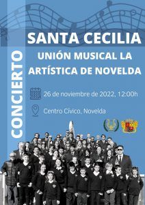 Ayuntamiento de Novelda Artística-212x300 Santa Cecilia (Unión Musical la Artística de Novelda) Concierto 