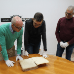 Ayuntamiento de Novelda 01-libro-150x150 Novelda incorpora al seu arxiu documental un llibre de protocol notarial de 1743 
