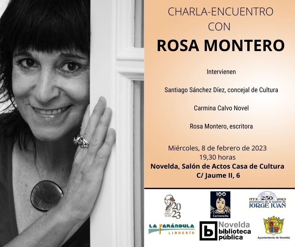 Ayuntamiento de Novelda 91698f19-b216-4b4c-b79c-f39fe3653d69 Charla-encuentro con Rosa Montero 