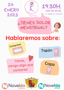 Ayuntamiento de Novelda Conferencia-menstruación-212x300  Xarrada Tens dolor menstrual? 