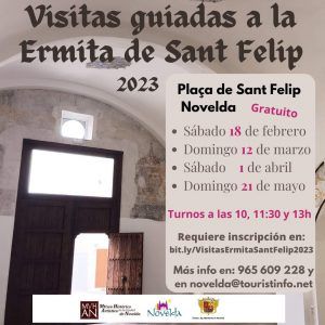 Ayuntamiento de Novelda Visita-Ermita-2-300x300 Visitas Guiadas a La Ermita de Sant Felip 