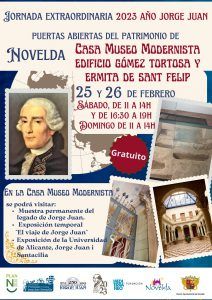 Ayuntamiento de Novelda WhatsApp-Image-2023-02-07-at-13.01.25-1-212x300 Jornada Extraordinària 2023 Any Jorge Juan. Portes obertes del Patrimoni de Novelda . 