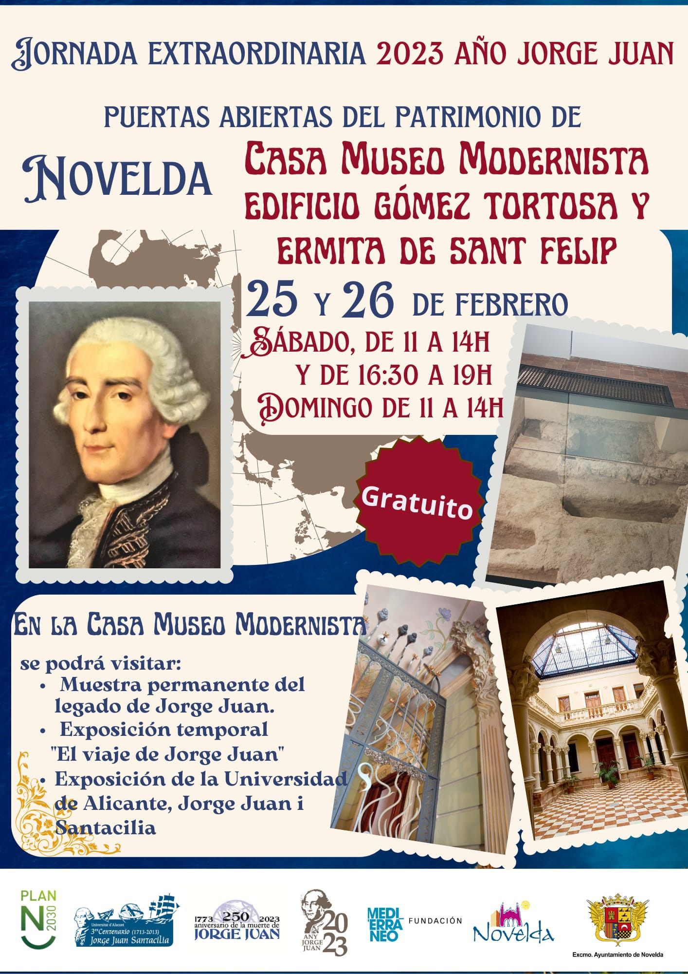 Ayuntamiento de Novelda WhatsApp-Image-2023-02-07-at-13.01.25-1 Jornada Extraordinària 2023 Any Jorge Juan. Portes obertes del Patrimoni de Novelda . 