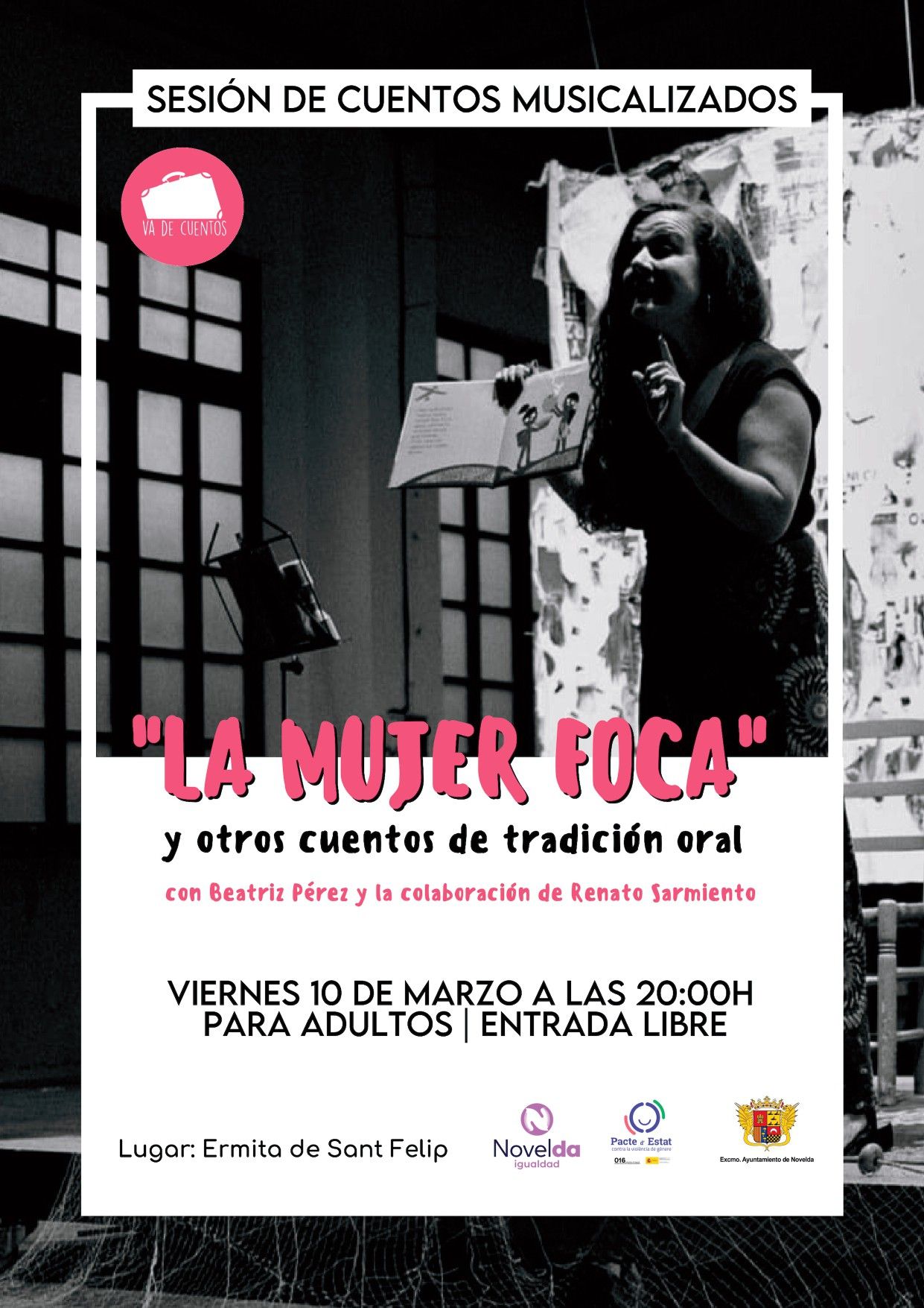 Ayuntamiento de Novelda mujer-foca-novelda-impresion_page-0001 La Dona Foca ''Sessió de Contes Musicalizados'' 
