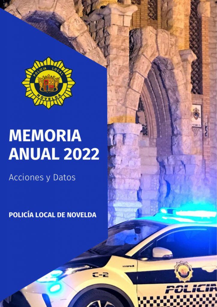 Ayuntamiento de Novelda Memoria-Policía-723x1024 Seguridad Ciudadana presenta la Memoria de Actuaciones 2022 