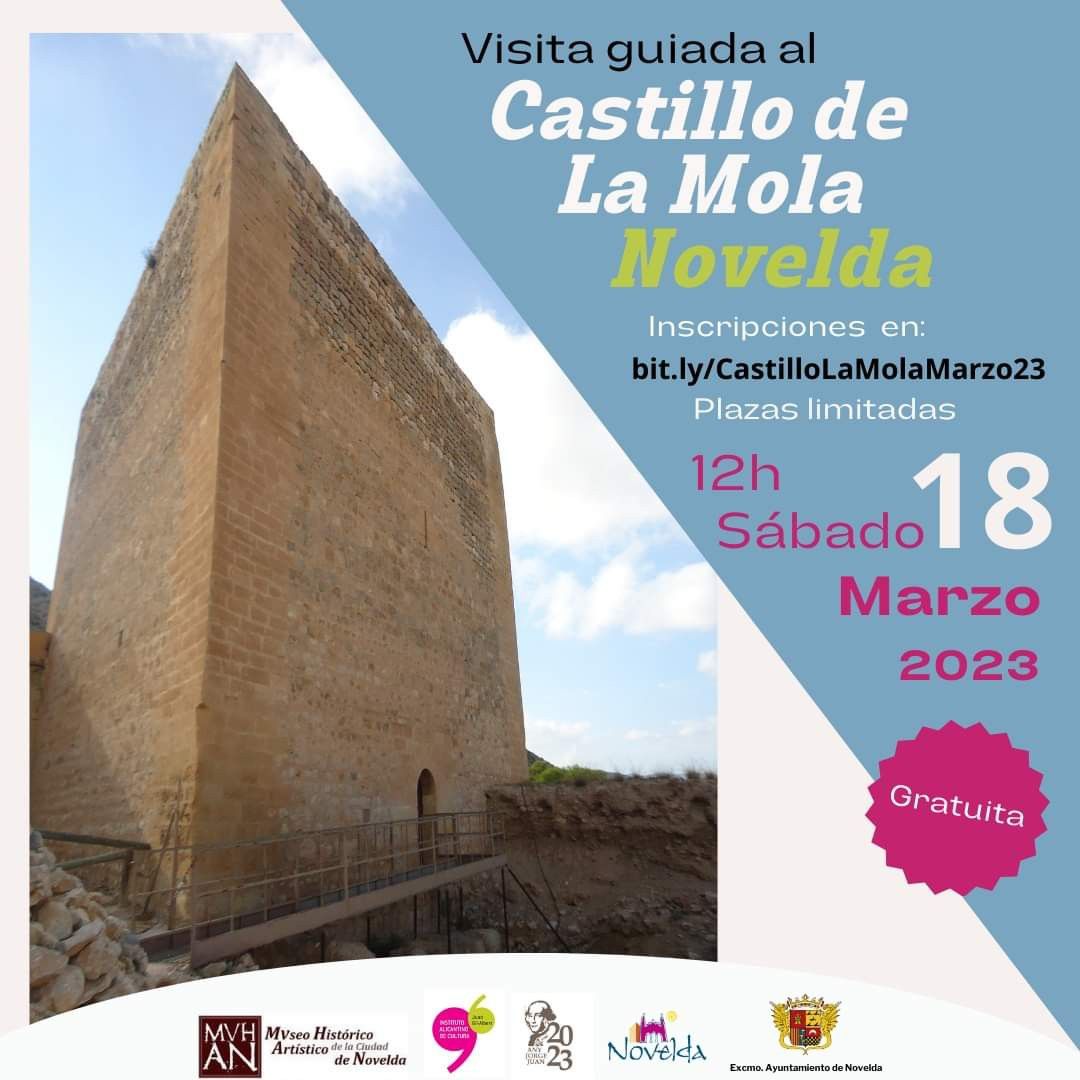 Ayuntamiento de Novelda visita-castillo Visita Guiada al Castillo de la Mola 