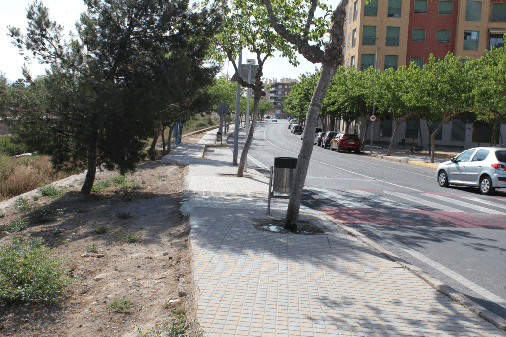 Ayuntamiento de Novelda 04-Goteo-Arboles-1024x683 Medi Ambient instal·la el reg per degoteig en els arbres de l'Avinguda del riu Vinalopó 