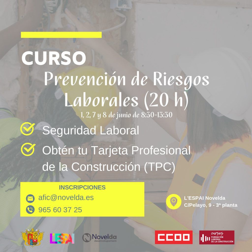 Ayuntamiento de Novelda Cartel-Curso-1024x1024 L’Espai acoge un ciclo de talleres dirigidos a la búsqueda activa de empleo 