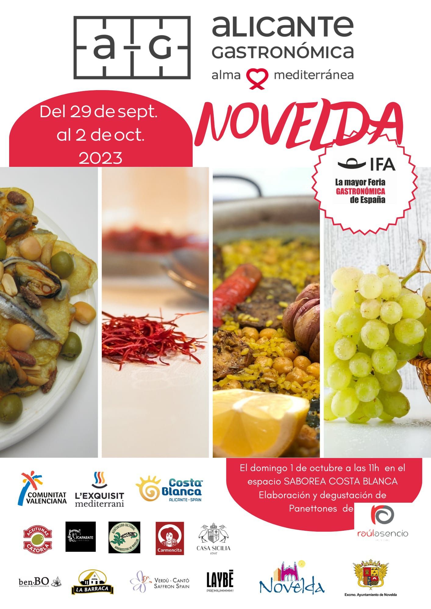 Ayuntamiento de Novelda Cartel-Alicante-Gastronomica Alicante Gastronómica 