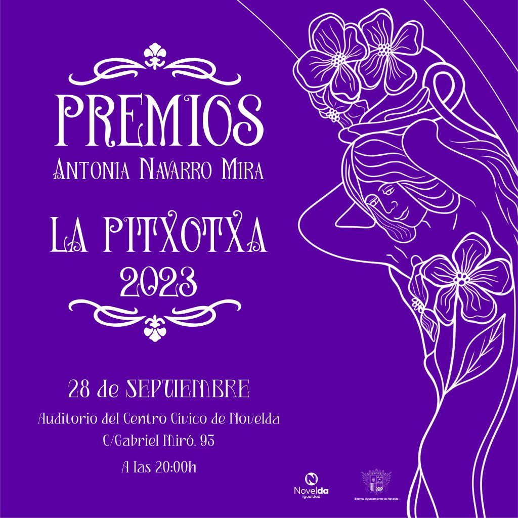 Ayuntamiento de Novelda Cartel-Premios-Pitxotxa_RRSS_Cuadrado_1-1024x1024 Novelda prepara la gala de lliurament dels Premis Antonia Navarro Mira “La Pitxotxa” 