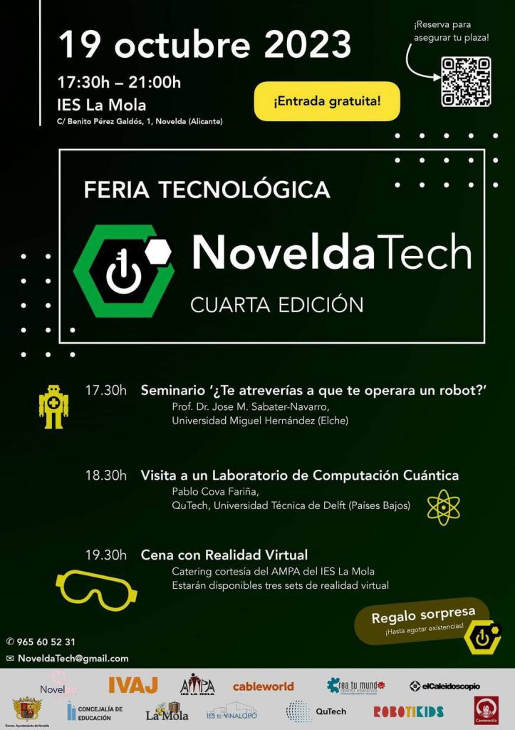 Ayuntamiento de Novelda Cartel-Novelda-Tech-723x1024 L'IES La Mola acull la quarta edició de la fira tecnològica Novelda Tech 