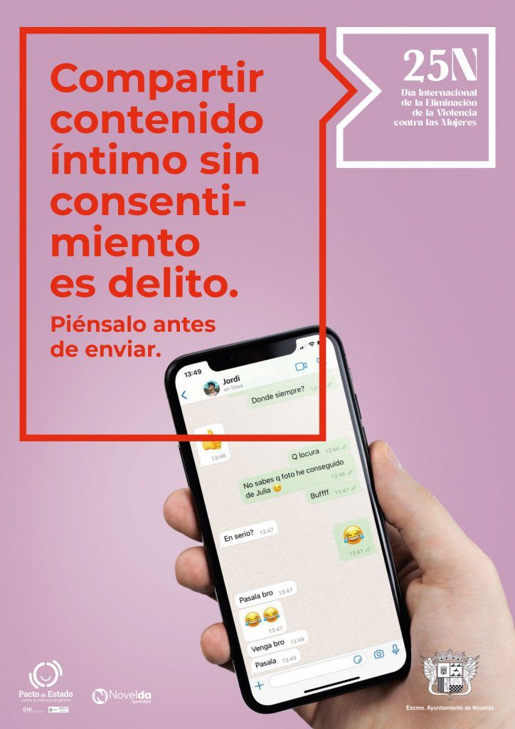 Ayuntamiento de Novelda Carteles25N-1-724x1024 Igualtat presenta la programació entorn del Dia Internacional per a l'Eliminació de la Violència contra les Dones 