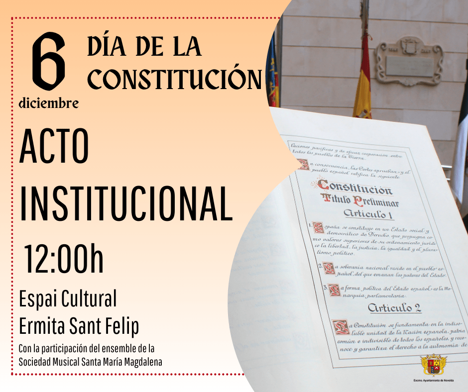 Ayuntamiento de Novelda Constitución-1-CAST Día de la Constitución 