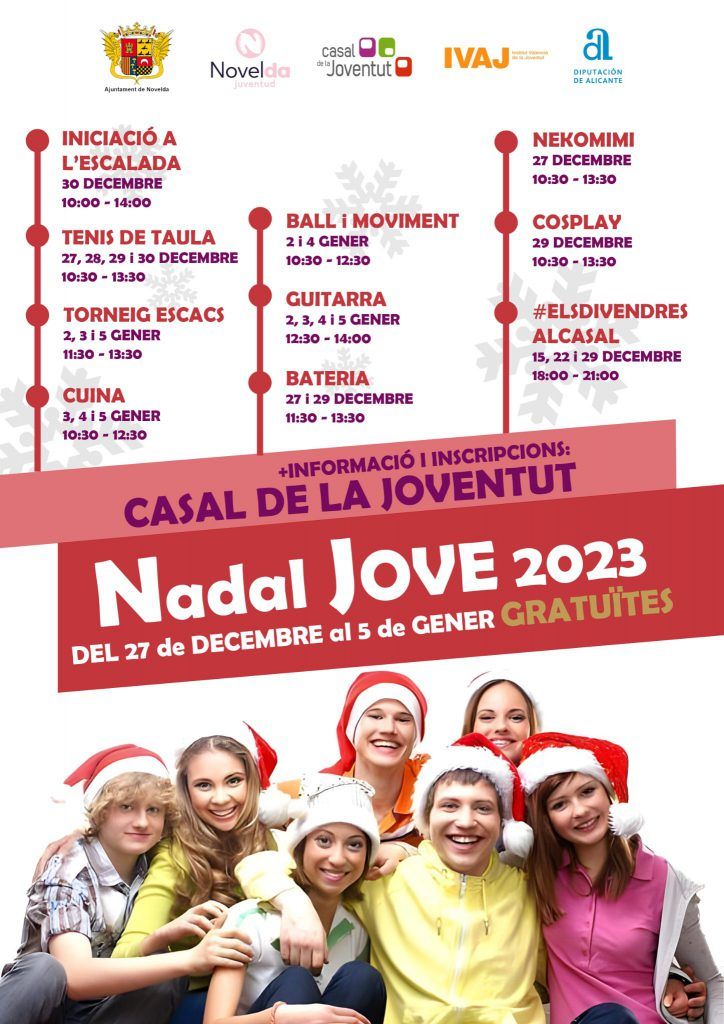 Ayuntamiento de Novelda Navidad-Casal-OK-724x1024 Nadal Jove en el Casal de la Joventut 