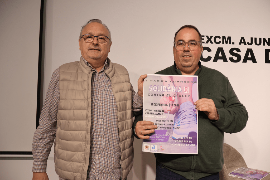 Ayuntamiento de Novelda 1-11-1024x683 Arranca la Lliga de Barris amb una carrera i marxa solidària en favor de ANOC 