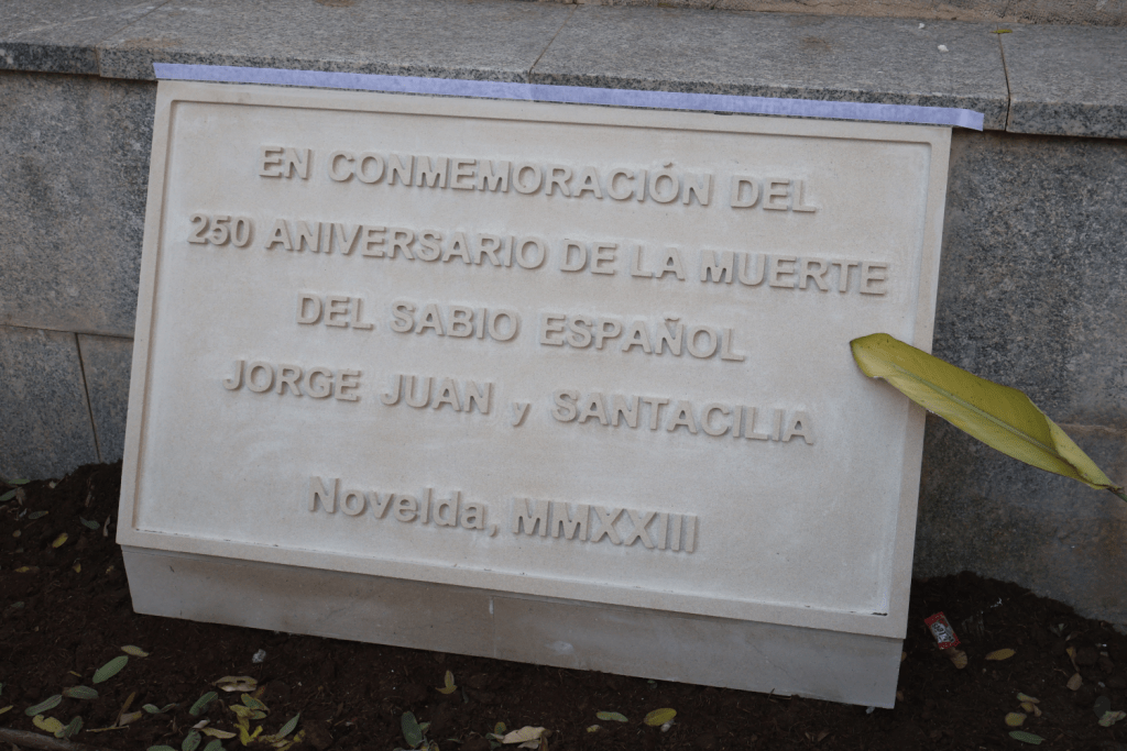 Ayuntamiento de Novelda 3-1024x683 El tradicional homenaje a Jorge Juan cierra las conmemoraciones del 250 aniversario de su muerte 