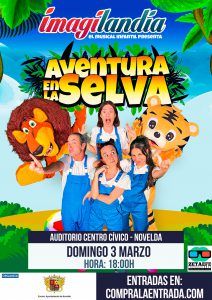 Ayuntamiento de Novelda IMAGILANDIA-NOVELDA-212x300 Musical infantil Imagilandia "Aventura en la selva" 