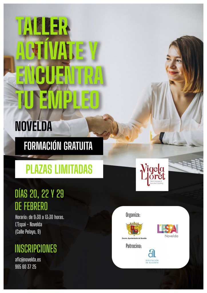 Ayuntamiento de Novelda Carte-Emprendimiento-724x1024 L’Espai ofrece el taller “Actívate y Encuentra tu Empleo” 