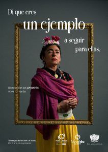 Ayuntamiento de Novelda Cartel-8M._Anciana-212x300 Cita amb l'art de Frida Kahlo 