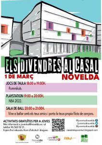 Ayuntamiento de Novelda Divendres-al-Casal-1-212x300 Viernes al Casal 