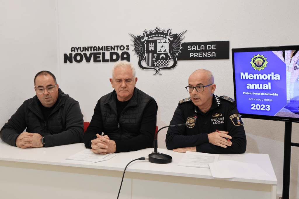 Ayuntamiento de Novelda Memoria-Policía-3-1024x683 La memòria 2023 de Policia Local millora les dades de seguretat al volant i violència de gènere 