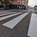 Ayuntamiento de Novelda Repintado-señalización-2-1-150x150 Tráfico repinta los pasos de peatones en el entorno de los centros escolares y en las vías de mayor tráfico 
