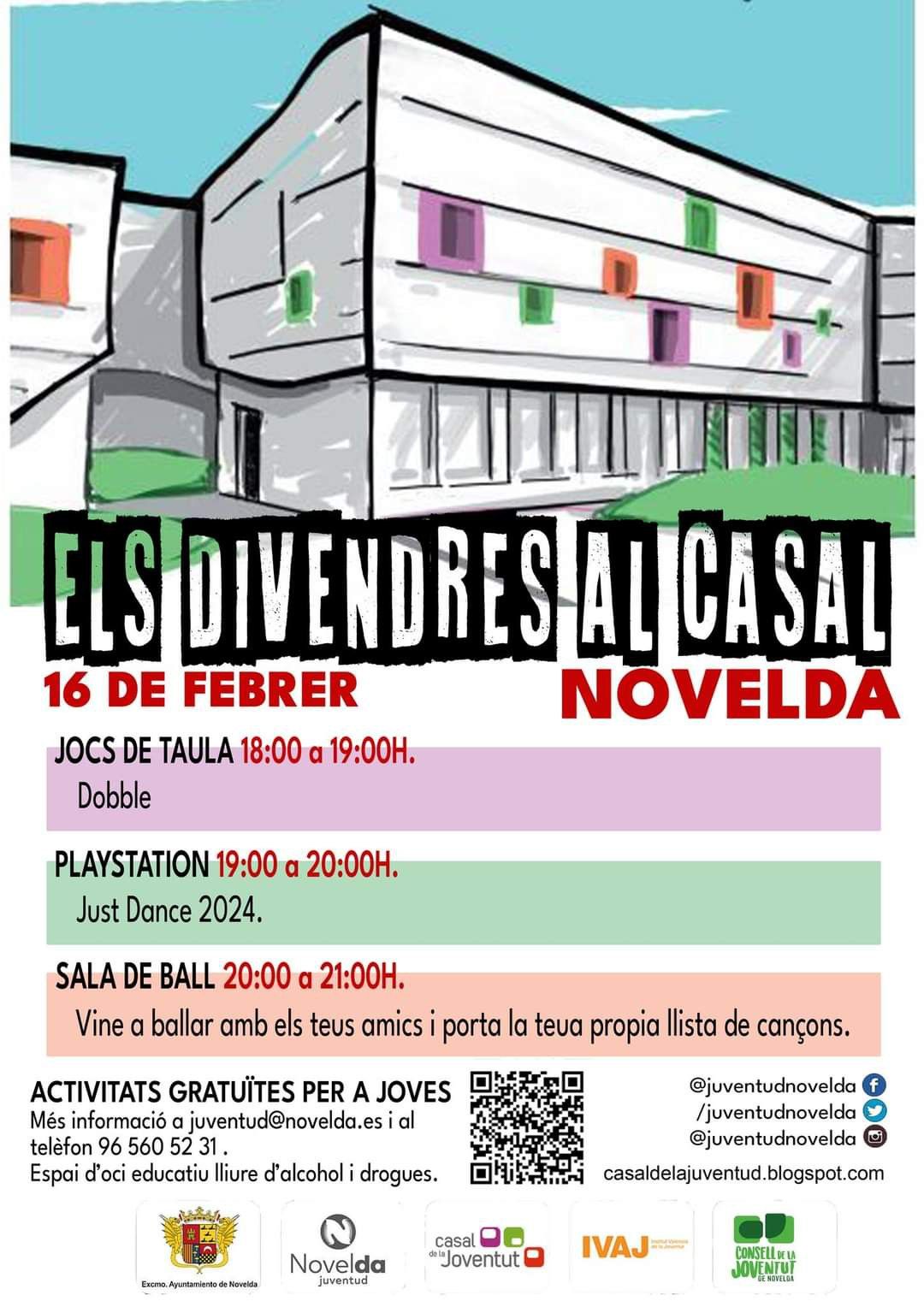 Ayuntamiento de Novelda divendres-casal Viernes al Casal 