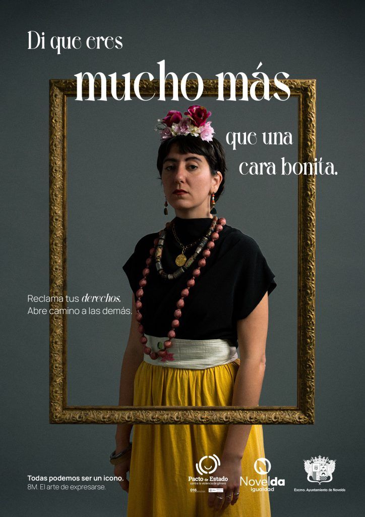 Ayuntamiento de Novelda Cartel-8M._Mujer-724x1024 Igualtat llança una campanya per a reforçar l'apoderament femení amb motiu del Dia Internacional de la Dona 