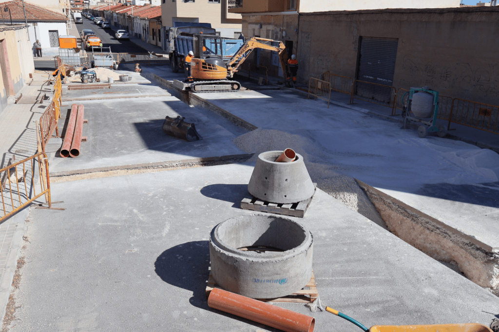 Ayuntamiento de Novelda Obras-Calle-Gibraltar-1-1024x683 Ciclo Hídrico mejora la red de saneamiento de la calle Gibraltar 