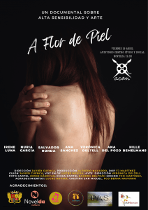 Ayuntamiento de Novelda Aflordepiel_Cartel-212x300 Estreno del cortometraje “A flor de Piel” 