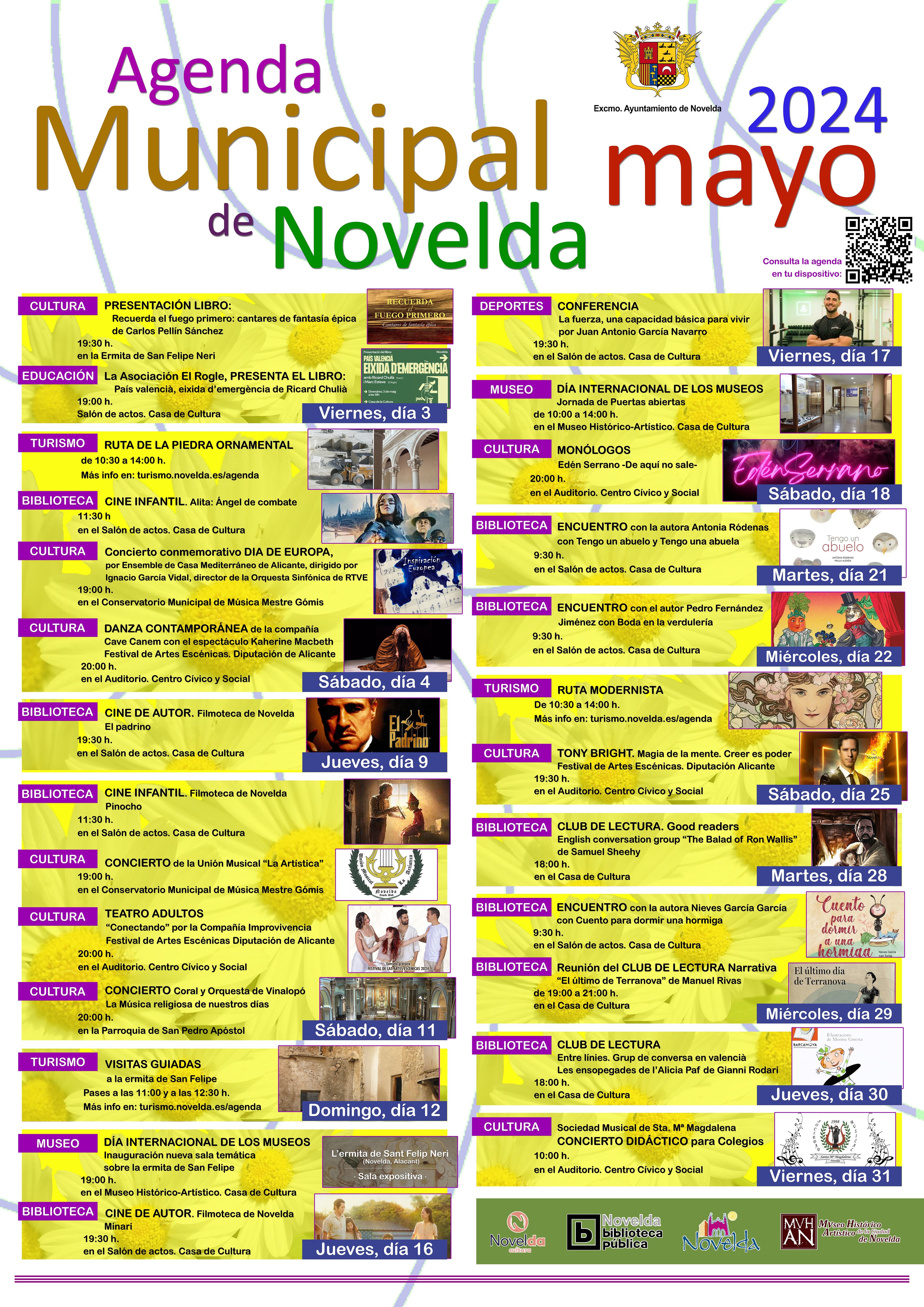 Ayuntamiento de Novelda Agenda-mayo Conferencia "La fuerza, una capacidad básica para vivir" 