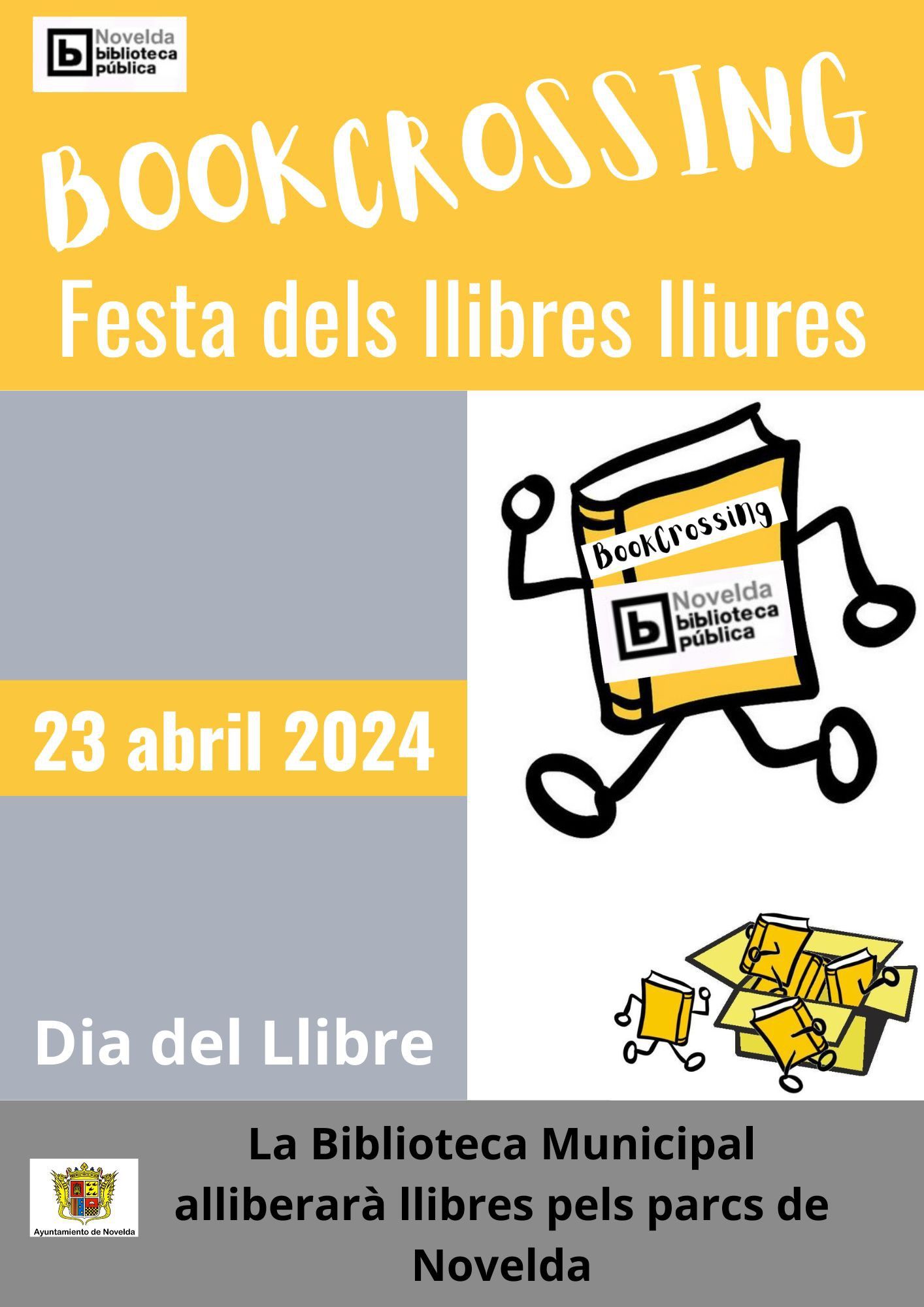 Ayuntamiento de Novelda Dia-Libro Festa dels llibres lliures 