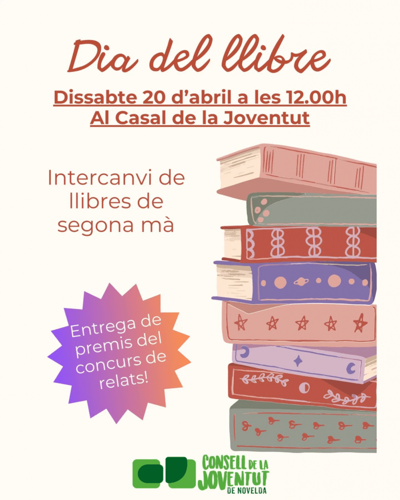 Ayuntamiento de Novelda Intercambio-de-libros-819x1024 El Consell de la Joventut organitza una jornada d'intercanvi de llibres de segona mà 