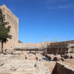 Ayuntamiento de Novelda Visita-obra-muralla-Castillo-3-150x150 Avancen les obres de recuperació de la muralla nord del castell de La Mola 