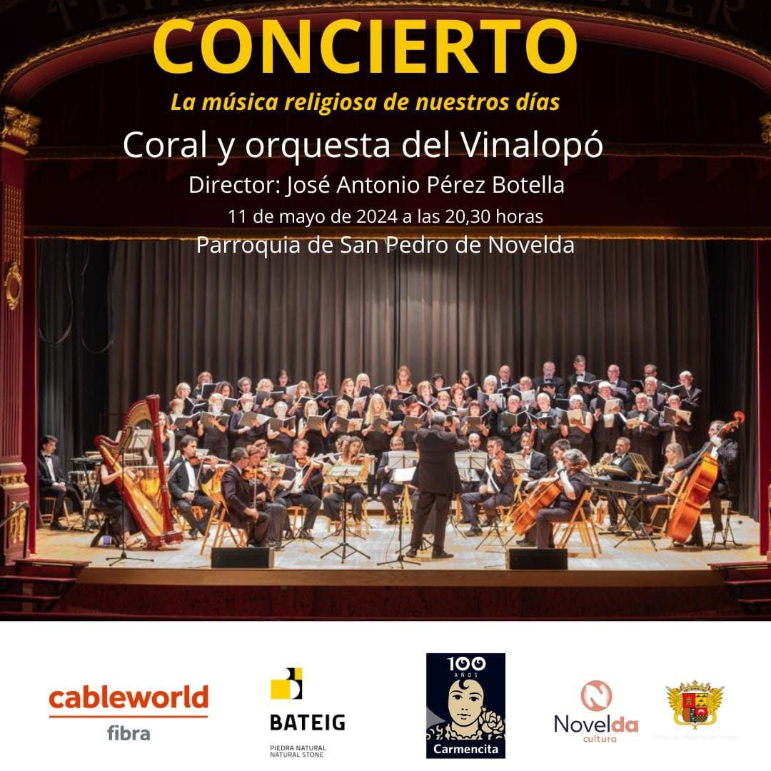 Ayuntamiento de Novelda Concierto Concert "La música religiosa de nuestros días" 