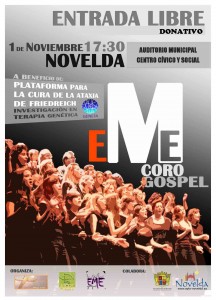 2013-11-01 CARTEL CONCIETO CORO GOSPEL