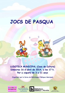 2014-04-16 CARTEL LUDOTECA JUEGOS DE PASCUA