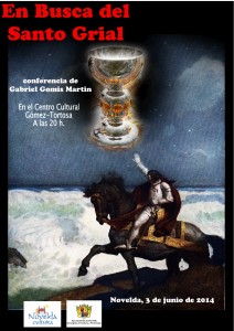 2014-06-03 CARTEL CONFERENCIA EL SANTO GRIAL