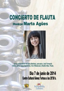 2014-06-07 CARTEL CONCIERTO DE FLAUTA