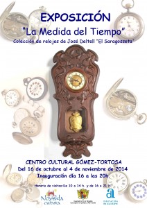2014-10-16 CARTEL EXPOSICION DE RELOJES