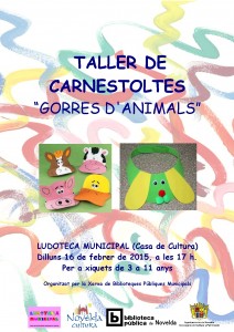 2015-02-16 CARTEL LUDOTECA TALLER DE CARNAVAL