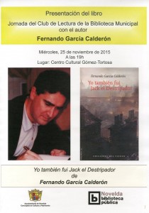 2015-11-25 PRESENTACION LIBRO YO TAMBIEN FUI YACK EL DESTRIPADOR