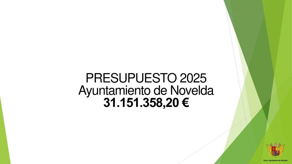 Ayuntamiento de Novelda 1-1024x576 Novelda aprova un pressupost municipal de més de 31 milions d'euros per a 2025 